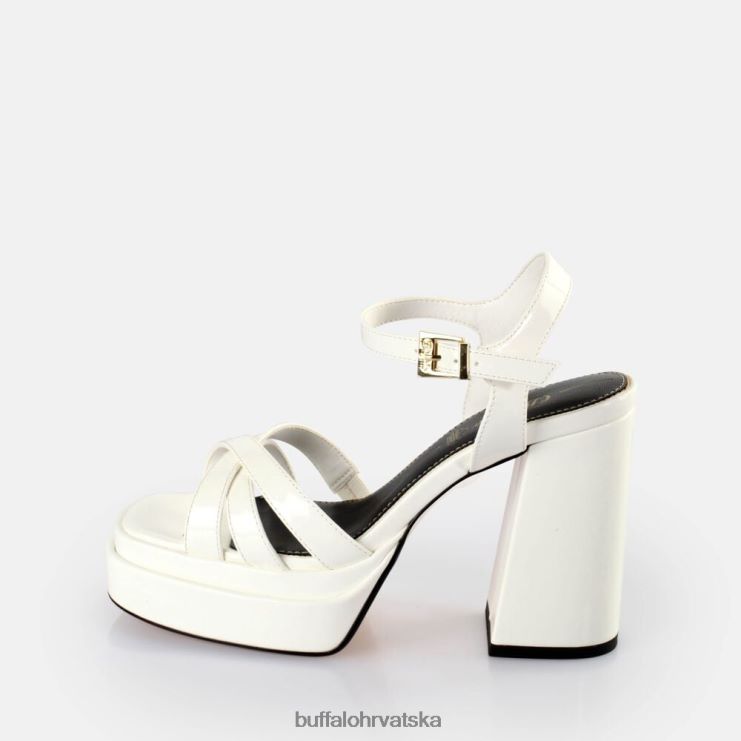bijela Buffalo may donna veganske sandale s petom |sandale TDD6T250